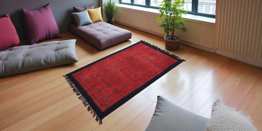 Ajrakh Block Printed Dhurries