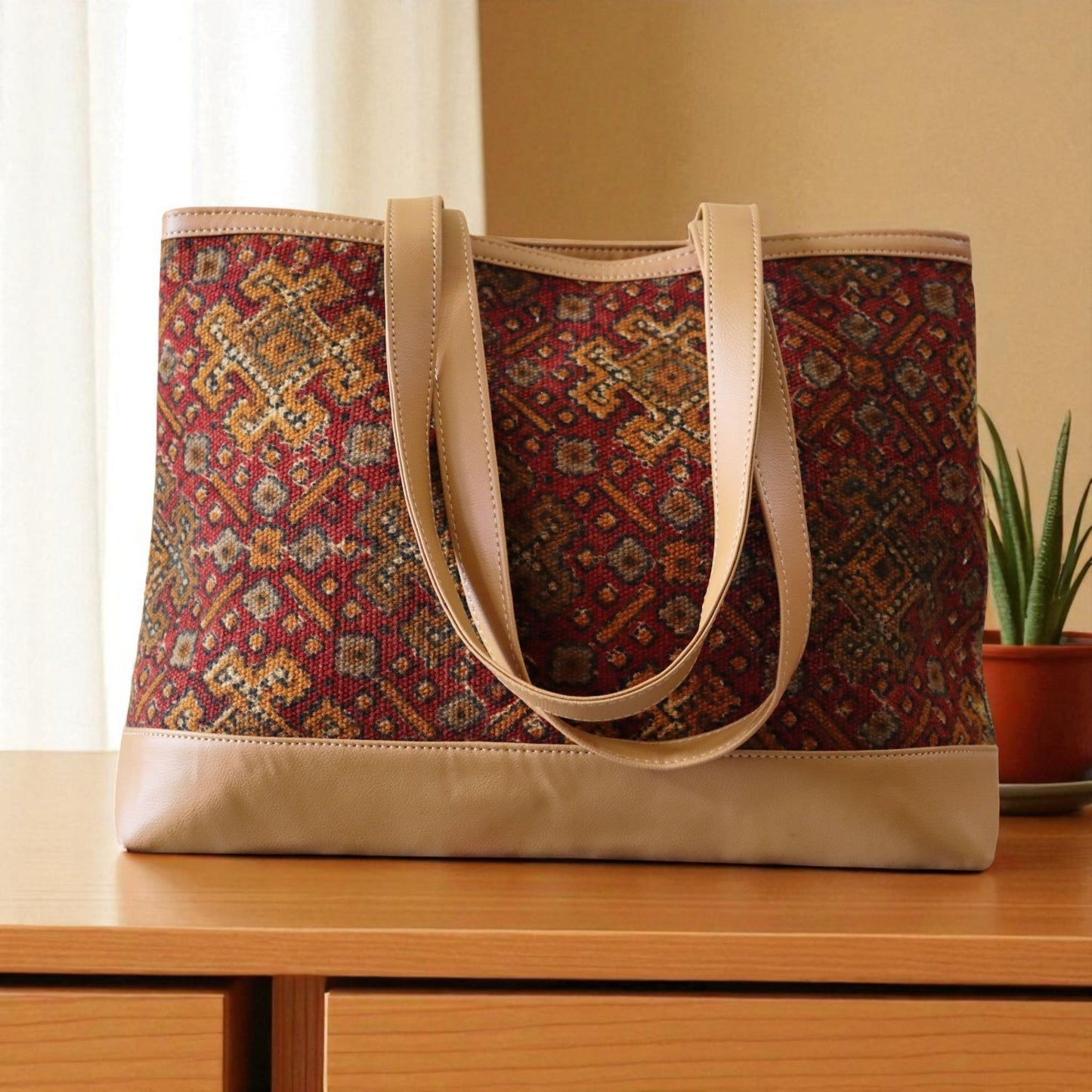 Vara Kalamkari Daily Use Dhurrie Bag