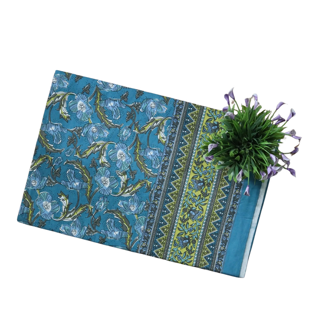 Block Printed Cotton Bed Cover-06