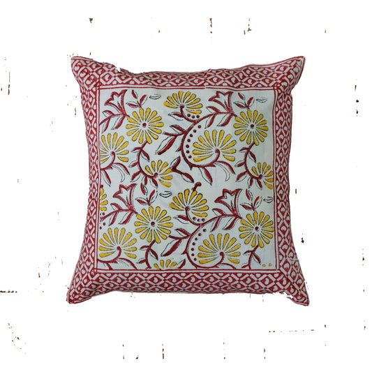 Cotton Hema Block Printed Cushion Cover