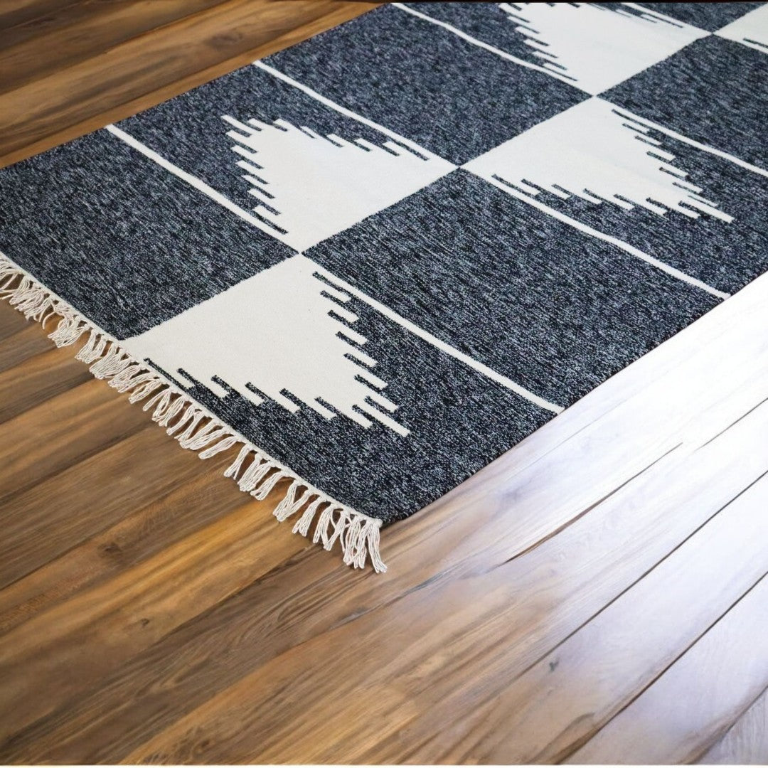 Cotton Mix Colour Handwoven Dhurrie