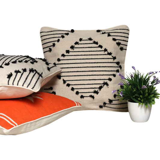 Dhurrie Cushion Cover07 (16x16 Inches)