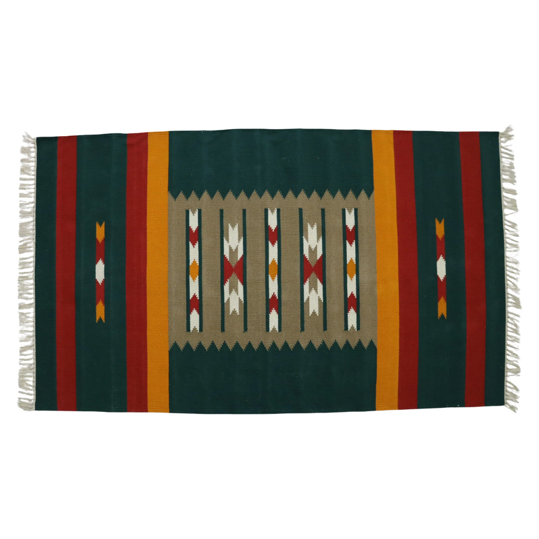 Arohi Cotton woven Dhurrie