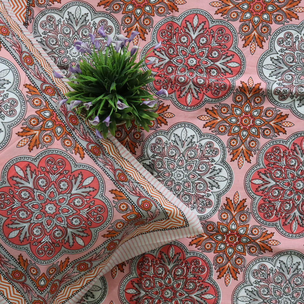 Block Printed Cotton Bedcover-04