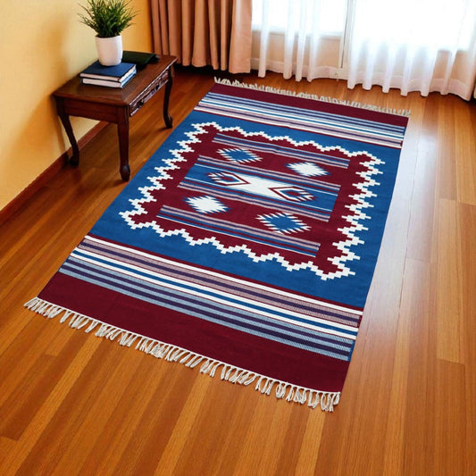 Minal Woven Cotton Dhurrie