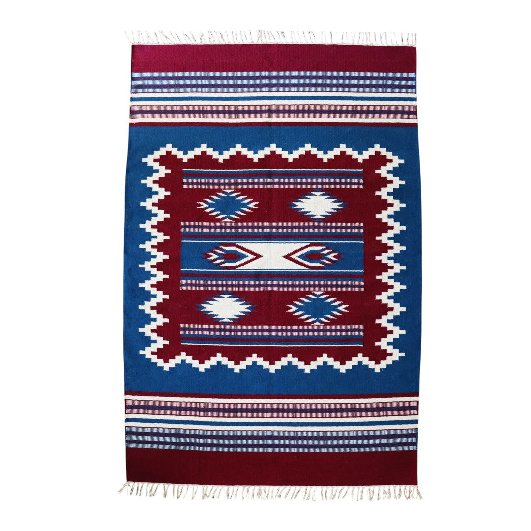 Minal Woven Cotton Dhurrie
