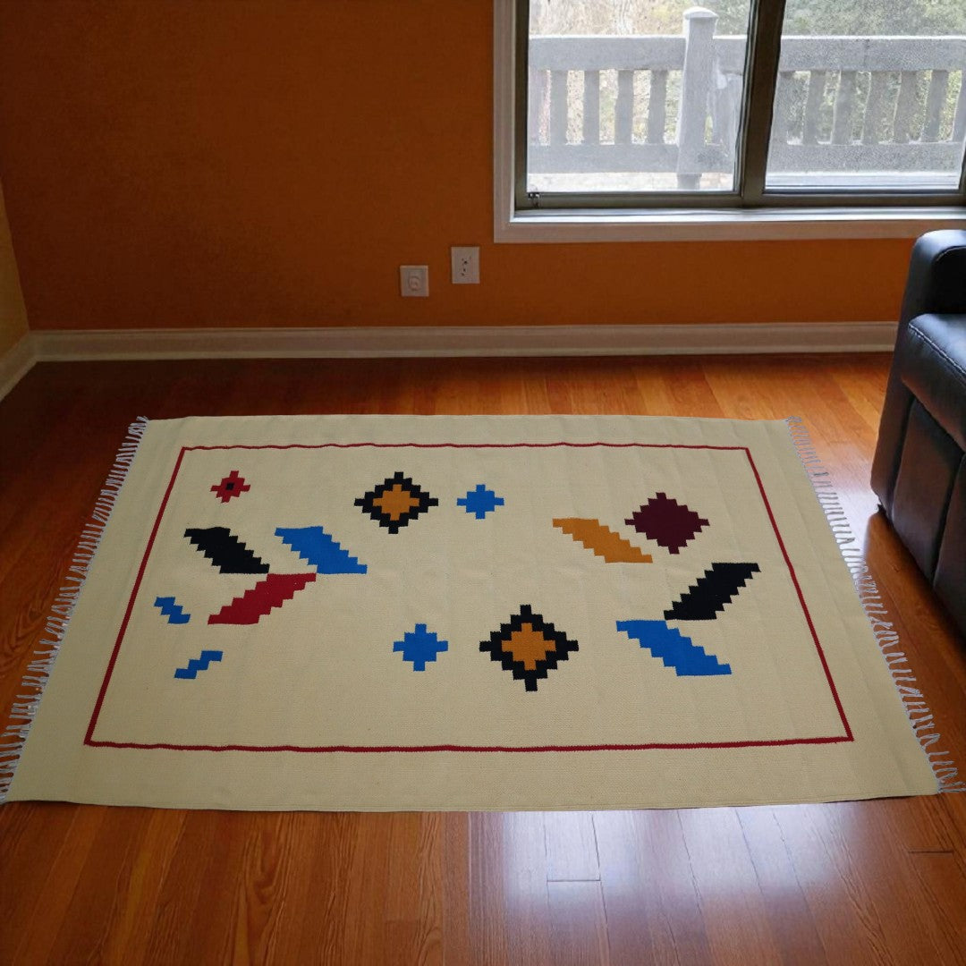 Tara Cotton Woven Dhurrie