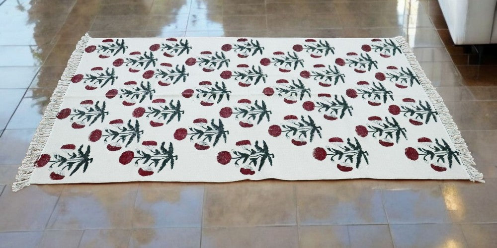 Block Printed Dhurries