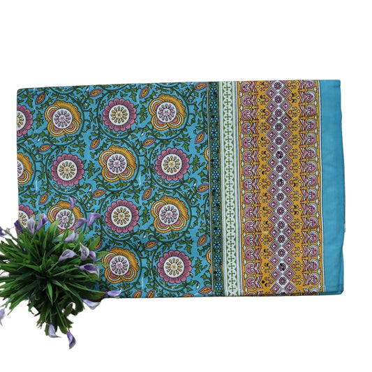Block Printed Cotton Bed Cover-07