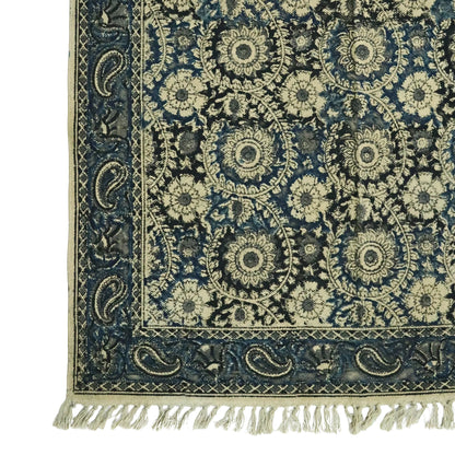Anaya Woven Cotton Kalamkari Printed Dhurrie
