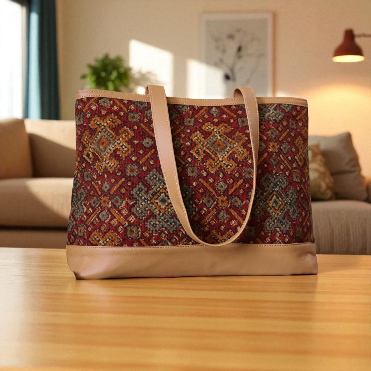 Vara Kalamkari  Daily Use Dhurrie Bag