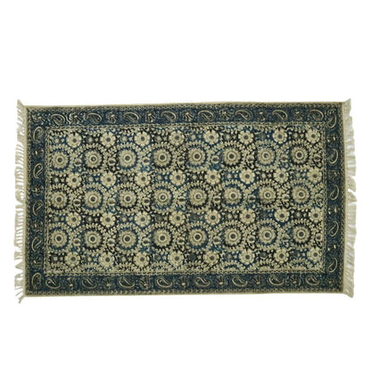 Anaya Woven Cotton Kalamkari Printed Dhurrie