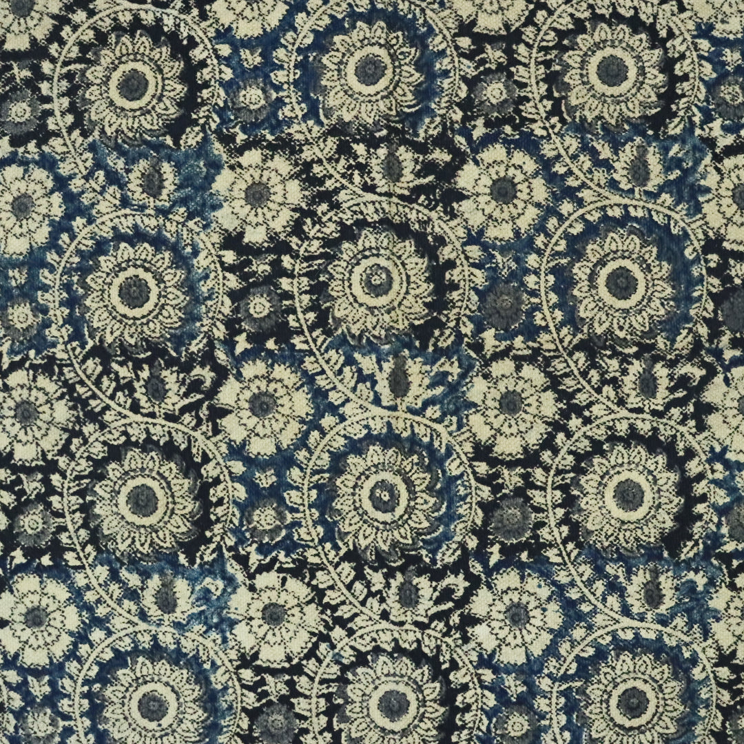 Anaya Woven Cotton Kalamkari Printed Dhurrie
