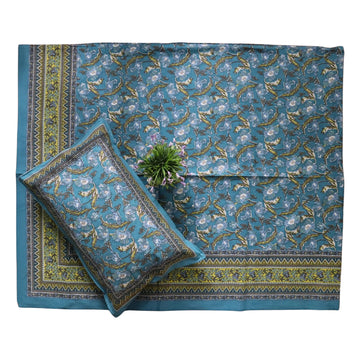 Block Printed Cotton Bed Cover-06