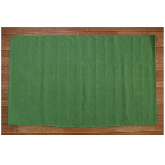 Cotton Woven Dana Forest Green Dhurrie