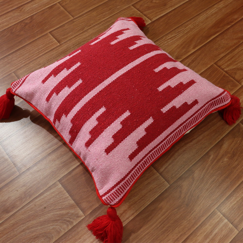 Cotton Anvi Dhurrie Cushion cover