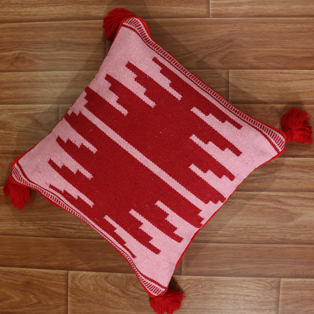 Cotton Anvi Dhurrie Cushion cover