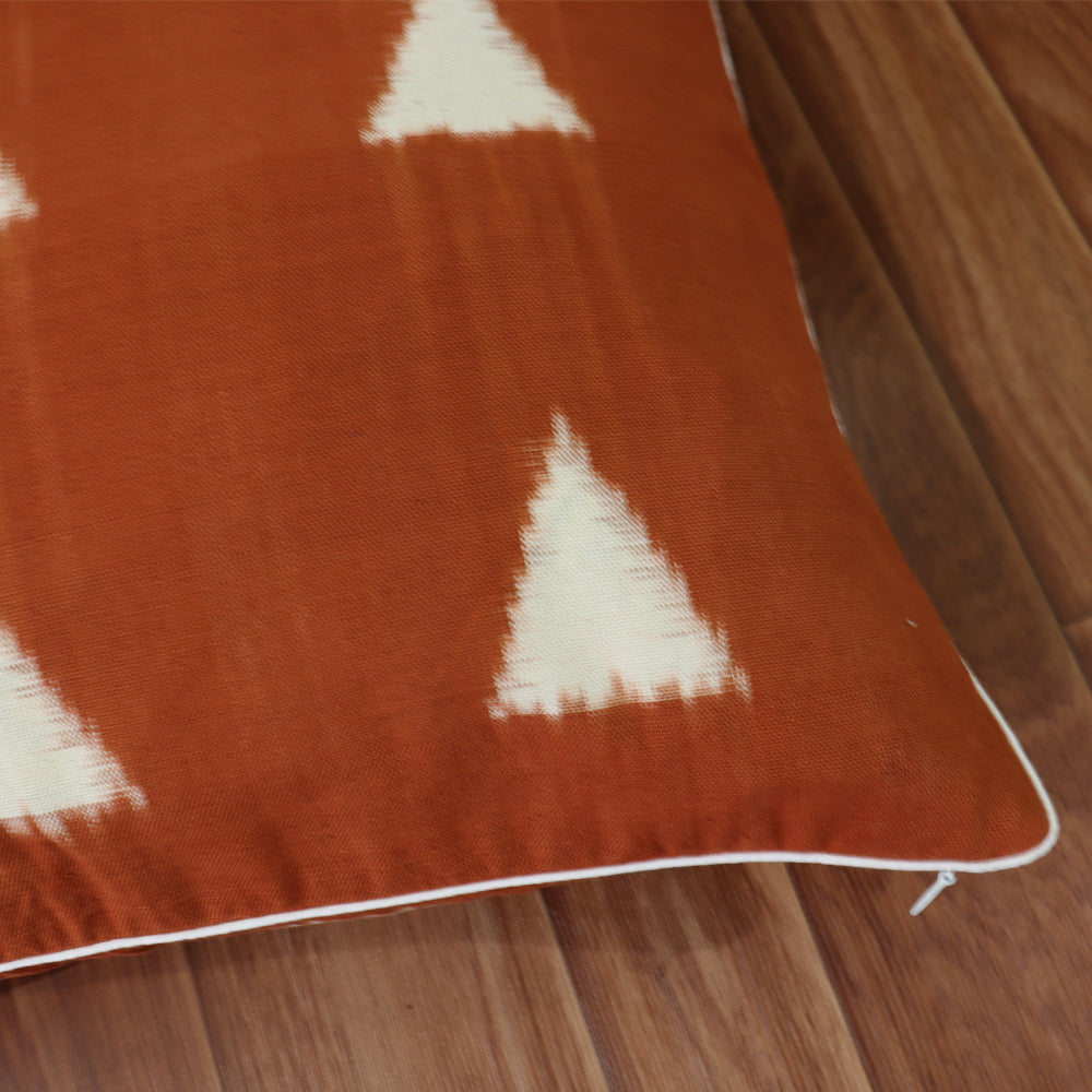 Cotton Charu Ikkat Cushion Cover