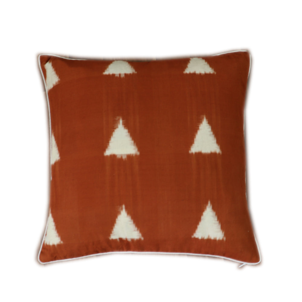 Cotton Charu Ikkat Cushion Cover