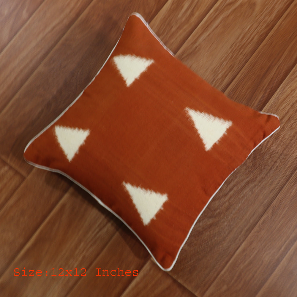 Cotton Charu Ikkat Cushion Cover