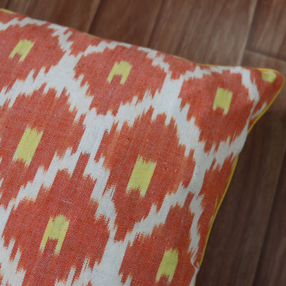 Cotton Neeta Ikkat Cushion Cover
