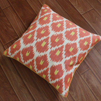 Cotton Neeta Ikkat Cushion Cover