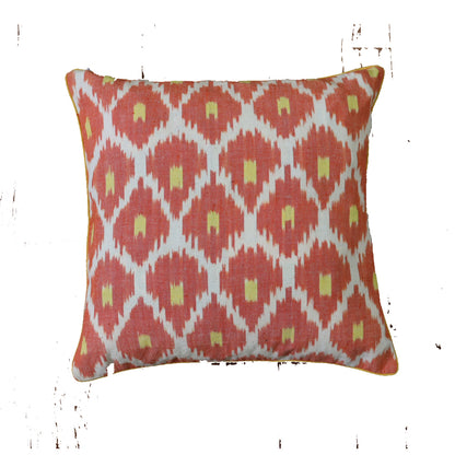 Cotton Neeta Ikkat Cushion Cover