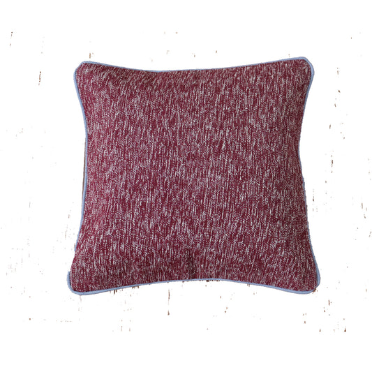 Cotton Biro Maroon Dhurrie Cushion Cover