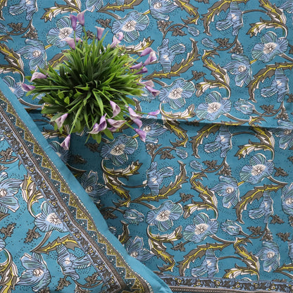 Block Printed Cotton Bed Cover-06