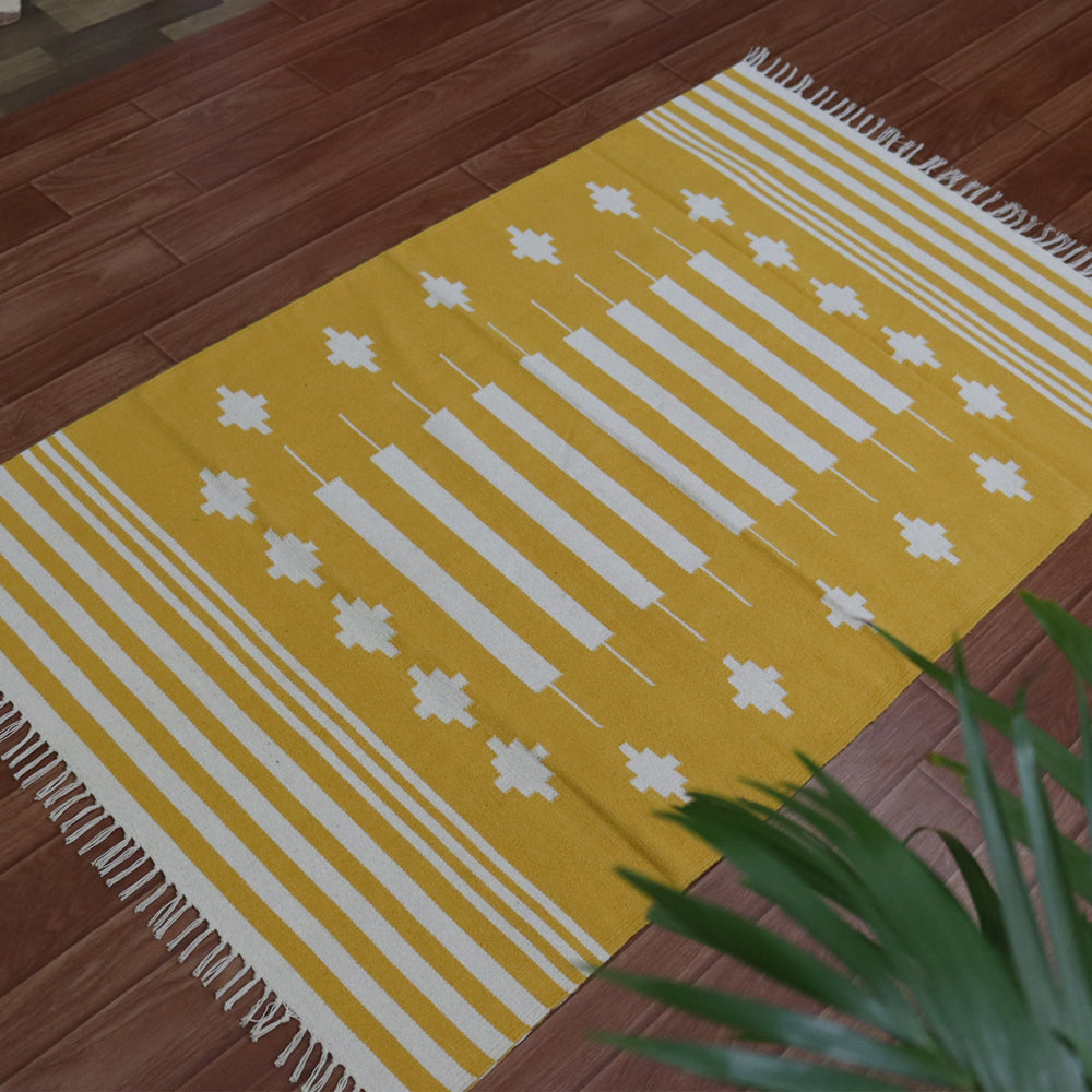 Anala Cotton  Handwoven Dhurrie