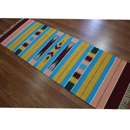 Darsh Cotton Handwoven Dhurrie - 2X6 Feet