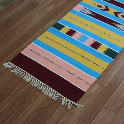 Darsh Cotton Handwoven Dhurrie - 2X6 Feet