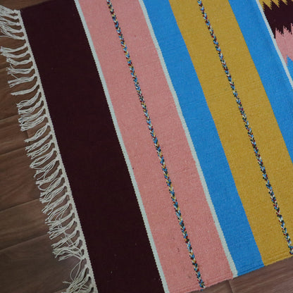 Darsh Cotton Handwoven Dhurrie - 2X6 Feet