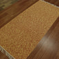 Cotton Handloom Woven Yoga Mat - Red