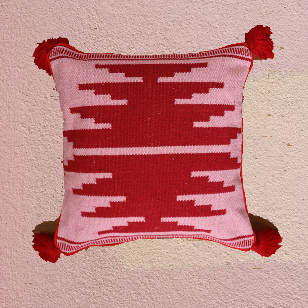 Cotton Anvi Dhurrie Cushion cover