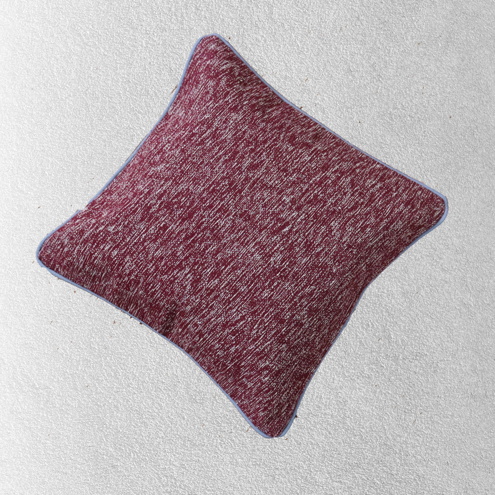 Cotton Biro Maroon Dhurrie Cushion Cover