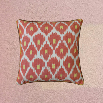 Cotton Neeta Ikkat Cushion Cover