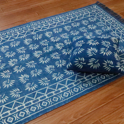 Cotton Bahi Indigo Cushion Cover