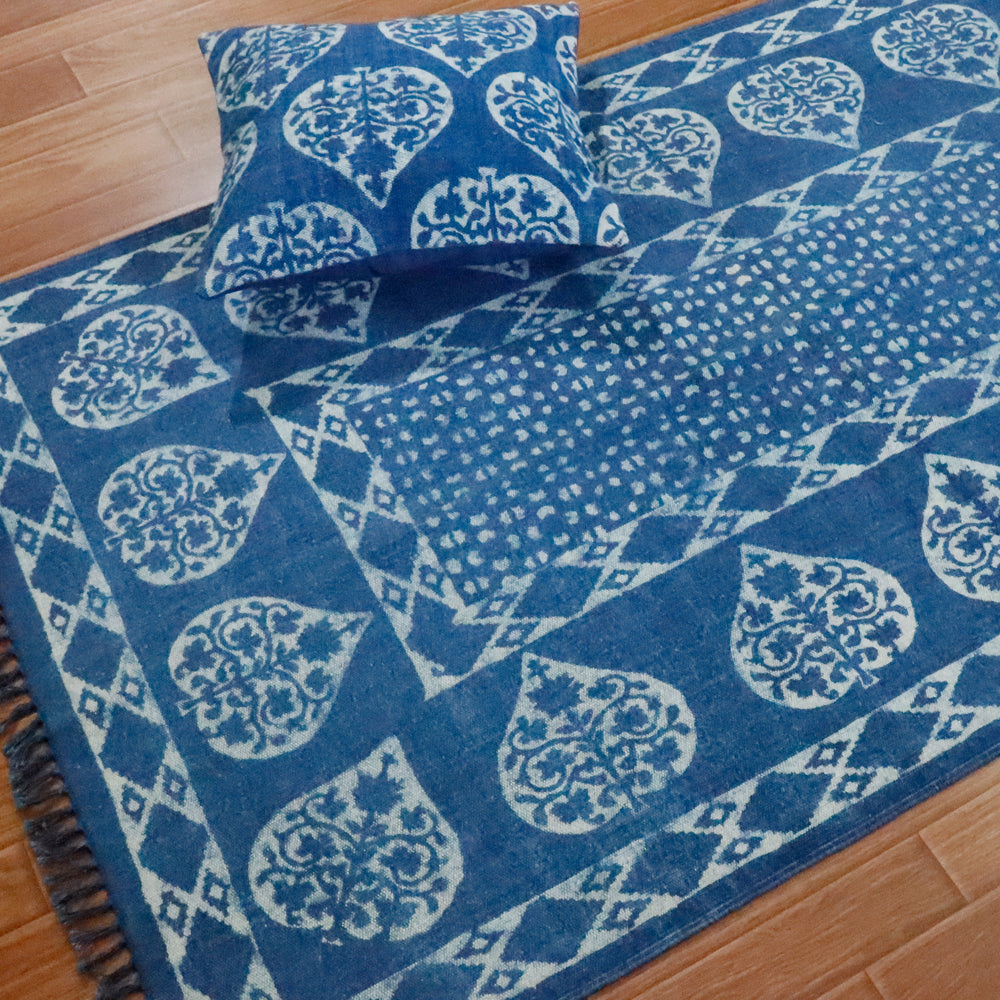 Cotton Indigo  Bani Cushion Cover