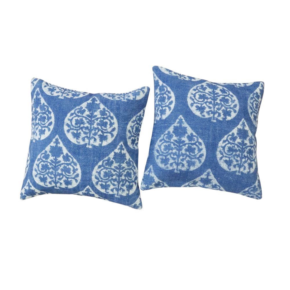 Cotton Indigo  Bani Cushion Cover