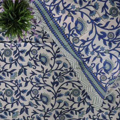 Block Printed Cotton Bedcover-05