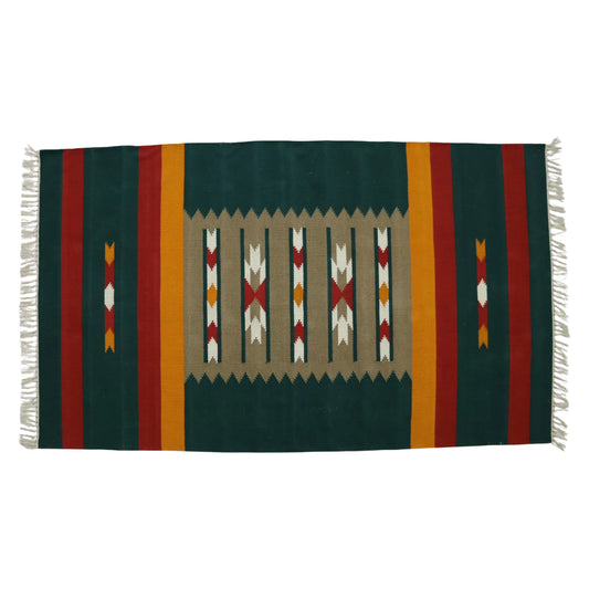 Arohi Cotton woven Dhurrie