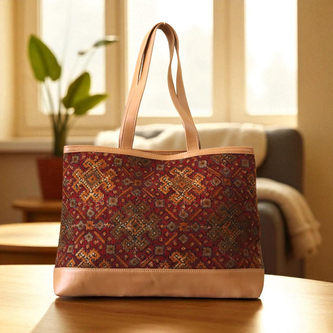 Vara Kalamkari  Daily Use Dhurrie Bag