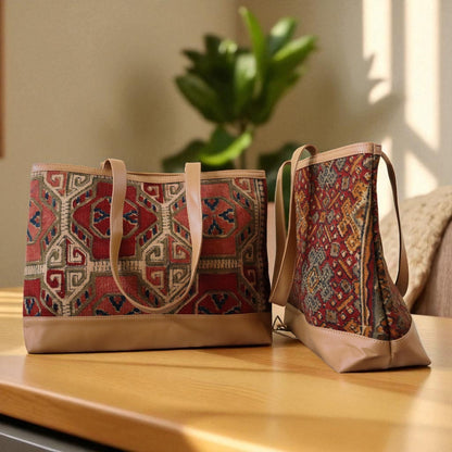 Vajra Kalamkari Dhurrie Bag