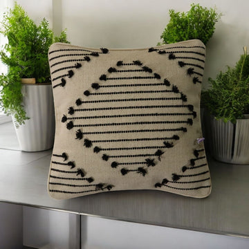 Dhurrie Cushion Cover07 (16x16 Inches)