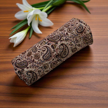 Red Mango Floral Kalamkari Hand Block Print Fabric