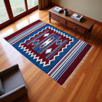 Minal Woven Cotton Dhurrie