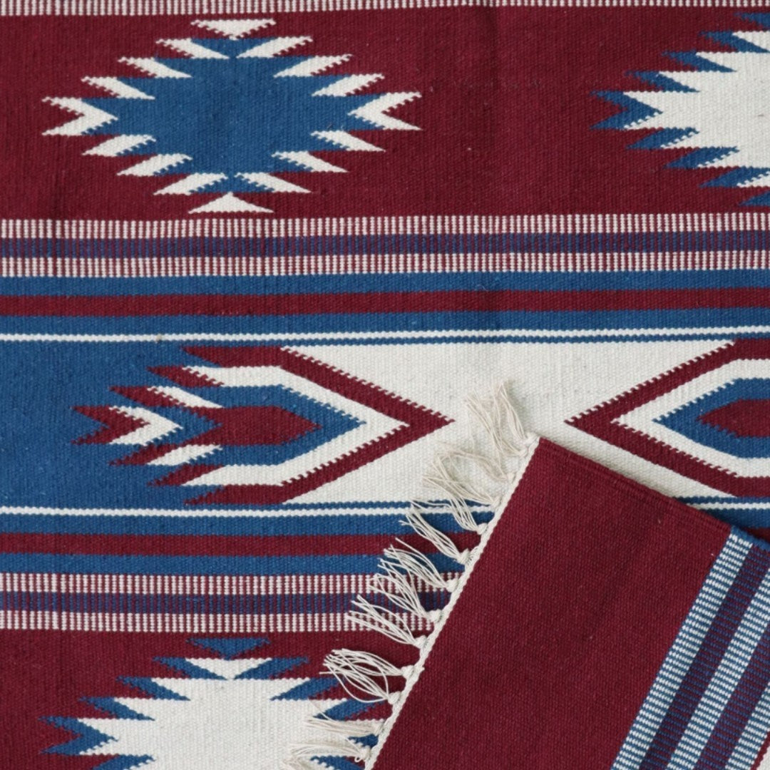Minal Woven Cotton Dhurrie