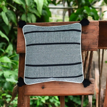 Black & White Stripe Cushion Cover