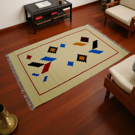 Tara Cotton Woven Dhurrie